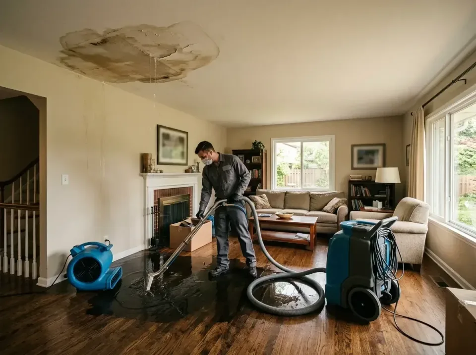 attic-pipe-burst-ceiling-drip-008 — frequently asked questions, Water Damage Restoration & Carpet Care in Dwight, IL